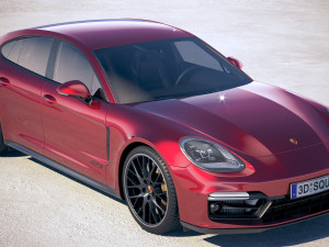 Porsche Panamera GTS 2019 3D Model