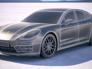 Porsche Panamera GTS 2019 3D Model