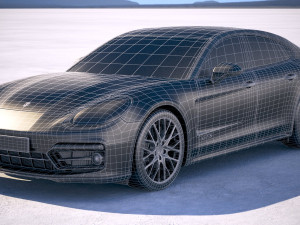 Porsche Panamera GTS 2019 3D Model