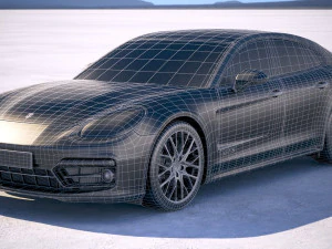 Porsche Panamera GTS 2019 3D Model