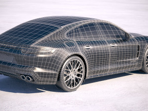 Porsche Panamera GTS 2019 3D Model