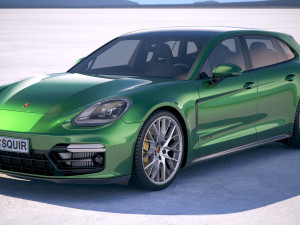 Porsche Panamera GTS Sport Turismo 2019 3D Model
