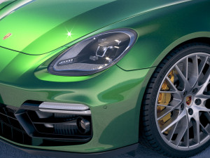 Porsche Panamera GTS Sport Turismo 2019 3D Модель