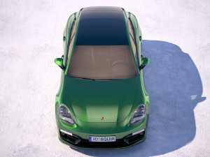Porsche Panamera GTS Sport Turismo 2019 3D Модель