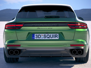 Porsche Panamera GTS Sport Turismo 2019 3D Модель
