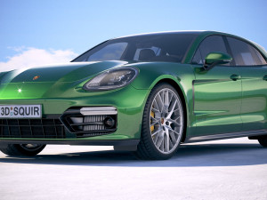 Porsche Panamera GTS Sport Turismo 2019 3D Модель
