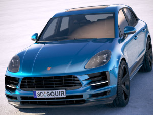 Porshce Macan 2019 3D 모델