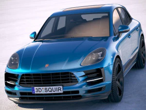 Porshce Macan 2019 3D Model