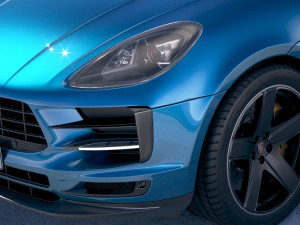 Porshce Macan 2019 3D 모델