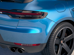 Porshce Macan 2019 3D 모델