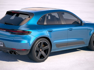 Porshce Macan 2019 3D 모델