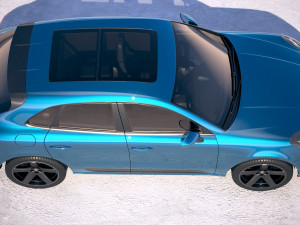 Porshce Macan 2019 3D 모델