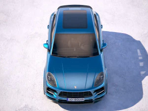 Porshce Macan 2019 3D Model