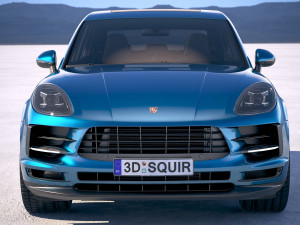 Porshce Macan 2019 3D 모델