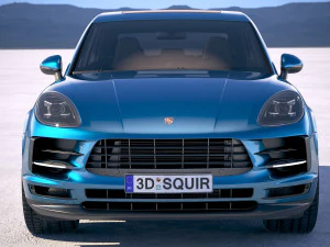 Porshce Macan 2019 3D Model