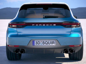 Porshce Macan 2019 3D Model