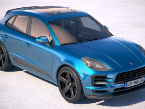 Porshce Macan 2019 3D 모델
