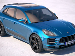 Porshce Macan 2019 3D Model