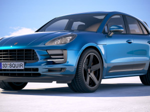 Porshce Macan 2019 3D 모델