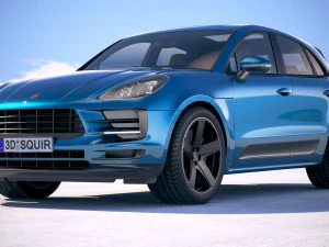 Porshce Macan 2019 3D Model