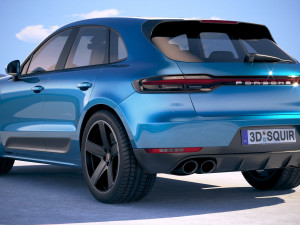 Porshce Macan 2019 3D 모델