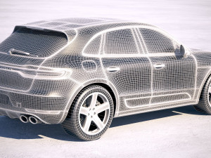 Porshce Macan 2019 3D 모델