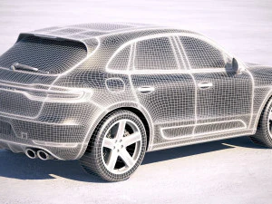 Porshce Macan 2019 3D Model