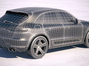 Porshce Macan 2019 3D Model