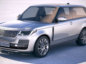 Range Rover SV Coupe 2019 3D Model