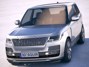 Range Rover SV Coupe 2019 3D Model