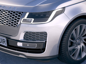 Range Rover SV Coupe 2019 3D Model