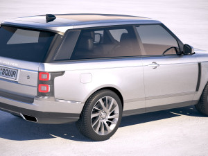 Range Rover SV Coupe 2019 3D Model