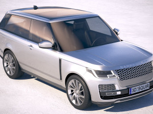 Range Rover SV Coupe 2019 3D Model