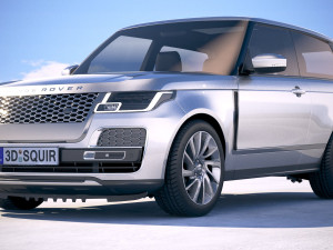 Range Rover SV Coupe 2019 3D Model