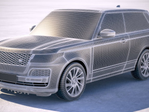 Range Rover SV Coupe 2019 3D Model