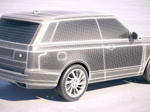 Range Rover SV Coupe 2019 3D Model