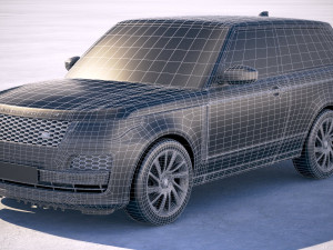 Range Rover SV Coupe 2019 3D Model