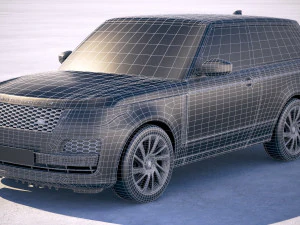 Range Rover SV Coupe 2019 3D Model