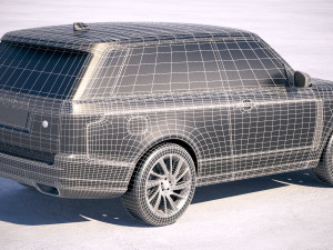 Range Rover SV Coupe 2019 3D Model