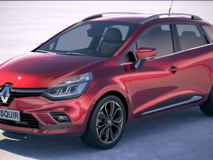 Renault Clio Wagon 2018 3D Model