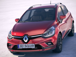 Renault Clio Wagon 2018 3D-Modell