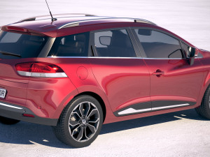 Renault Clio Wagon 2018 3D-Modell