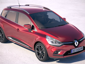 Renault Clio Wagon 2018 3D-Modell