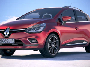 Renault Clio Wagon 2018 3D Model