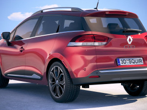 Renault Clio Wagon 2018 3D-Modell