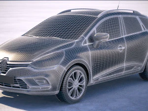 Renault Clio Wagon 2018 3D Model
