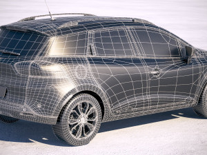 Renault Clio Wagon 2018 3D-Modell