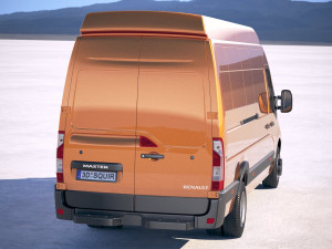 Renault Master Van 2018 Maxi 3D Model