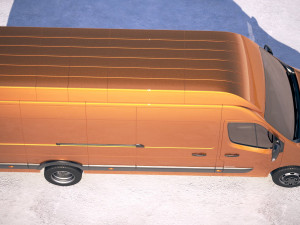 Renault Master Van 2018 Maxi 3D Model
