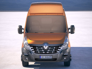 Renault Master Van 2018 Maxi 3D Model